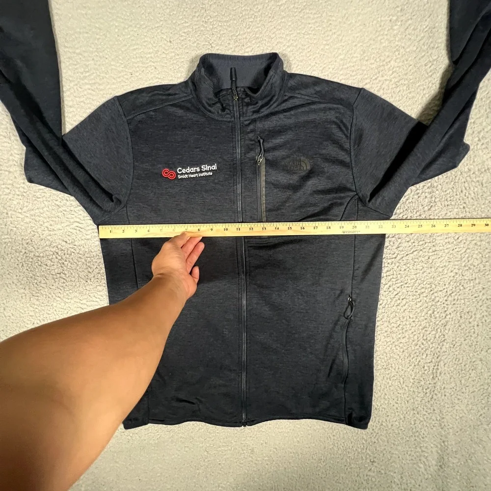 The North Face Sweater Mens‎ Large Blue Full Zip Outdoor Pullover Casual Preppy